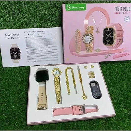 A59 Plus 6-in-1 Smartwatch Gift Set