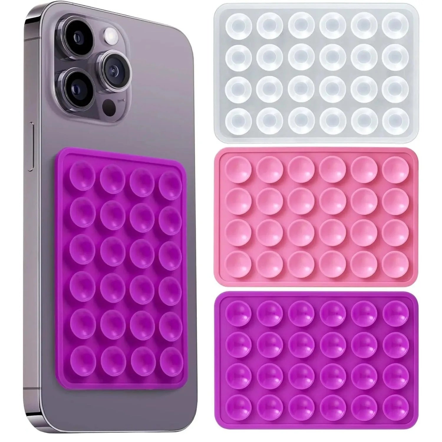 Double Sided Silicone Suction Pad for Mobile Phone Cyntinostore