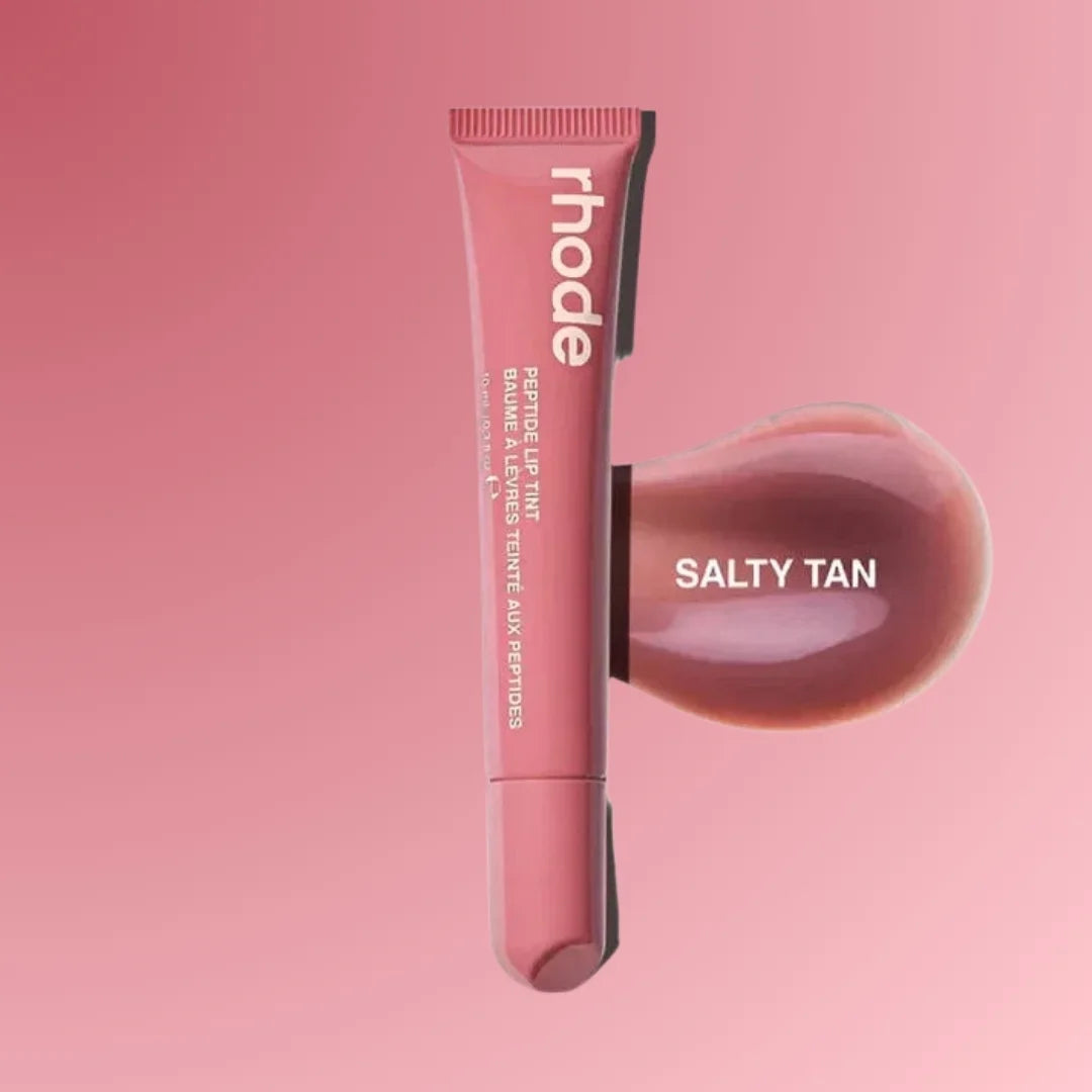 Rhode Peptide Lip Tints packaging lineup