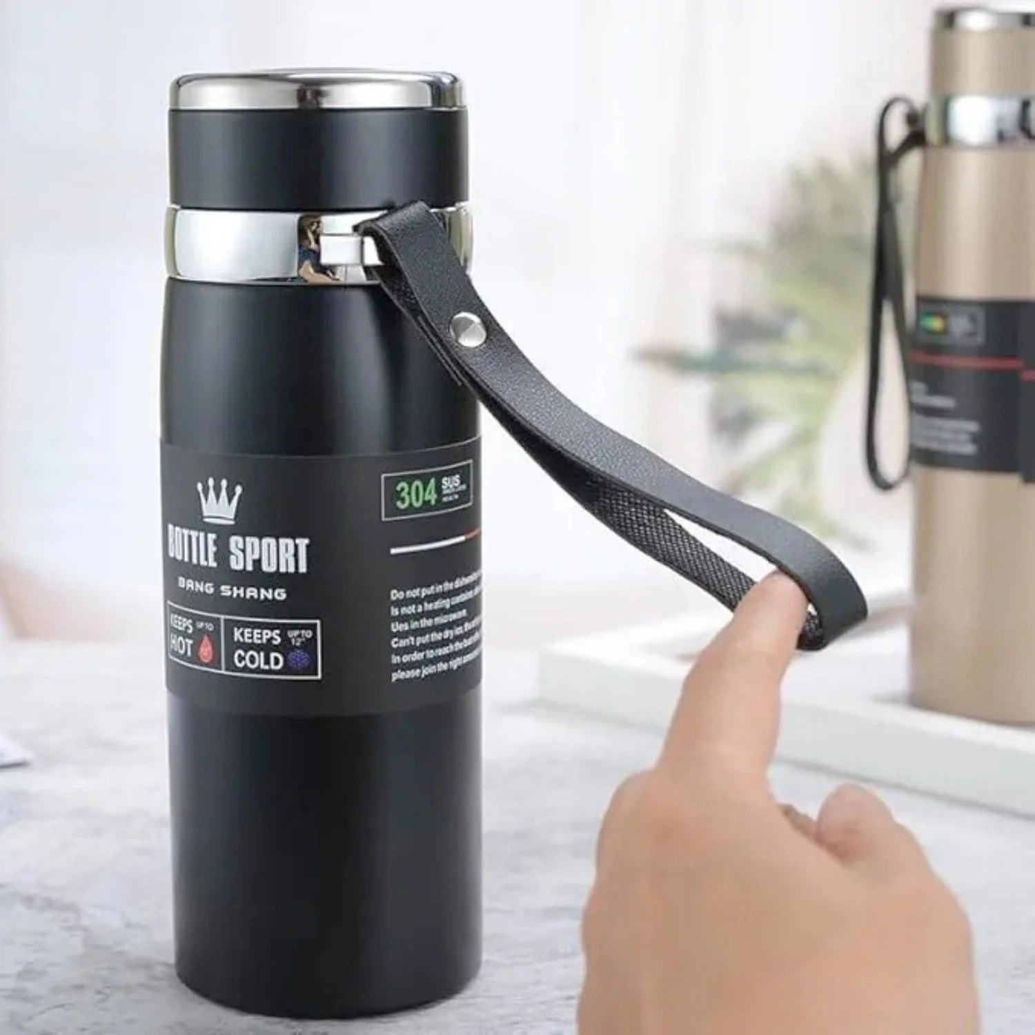 800ml Stainless Steel Water Bottle with LED Temperature Display – Hot & Cold Vacuum Insulated | 316 SUS Steel Flask Cyntinostore