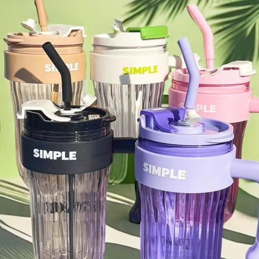Coffee Cup with Handle Plastic High Value Water Bottle for Girls