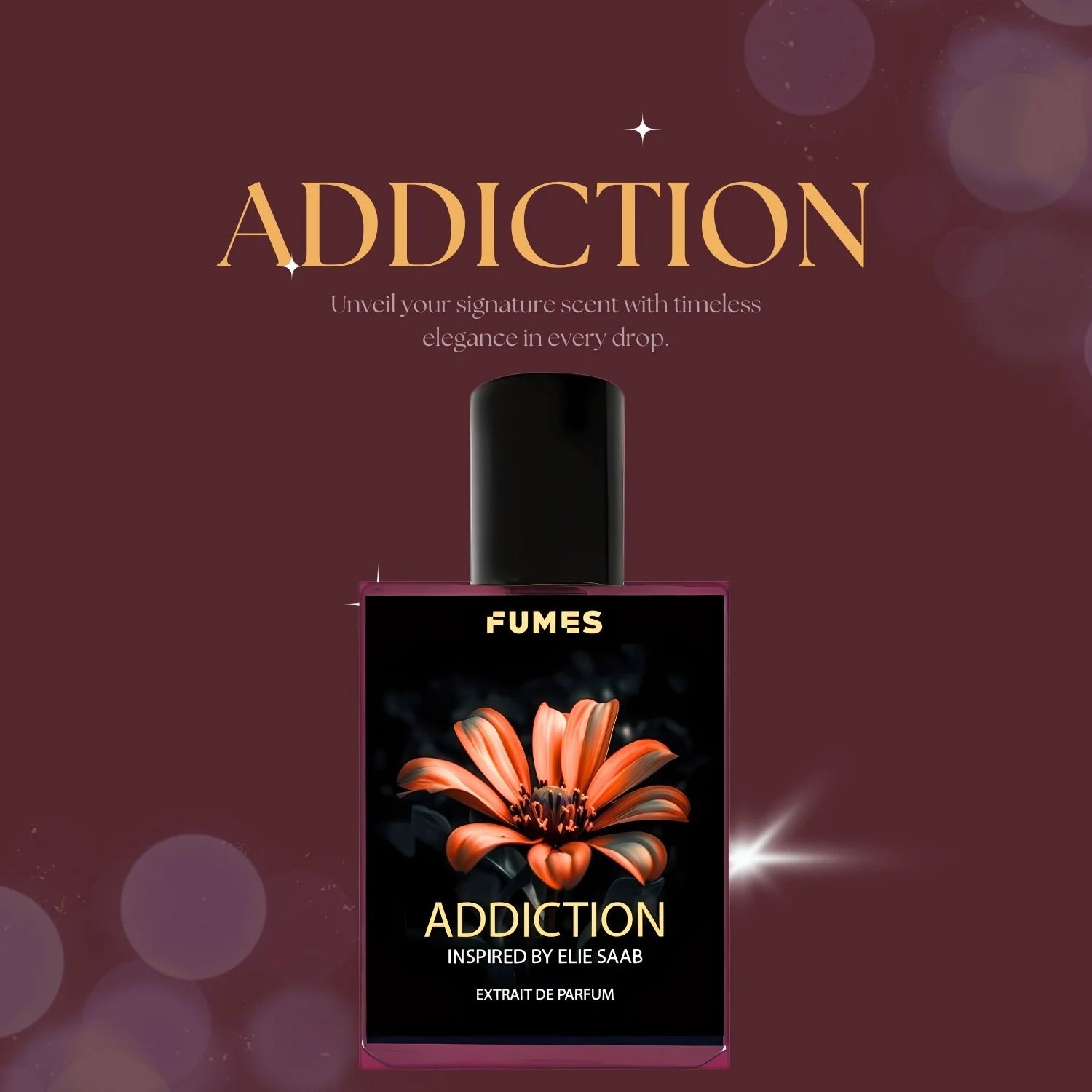 Addiction Perfume for Women – Inspired by Elie Saab | 8-Hour Long Lasting Fragrance Cyntinostore