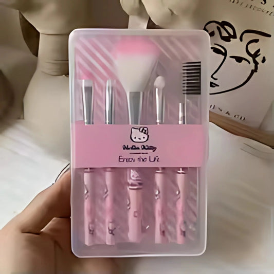 Hello Kitty Makeup Brush Set&nbsp; 5Pcs xtreme china