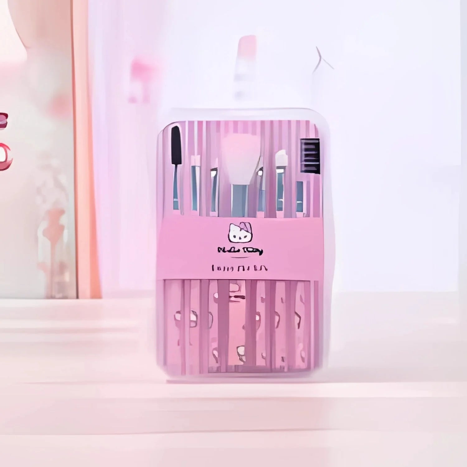 Hello Kitty Makeup Brush Set&nbsp; 5Pcs xtreme china