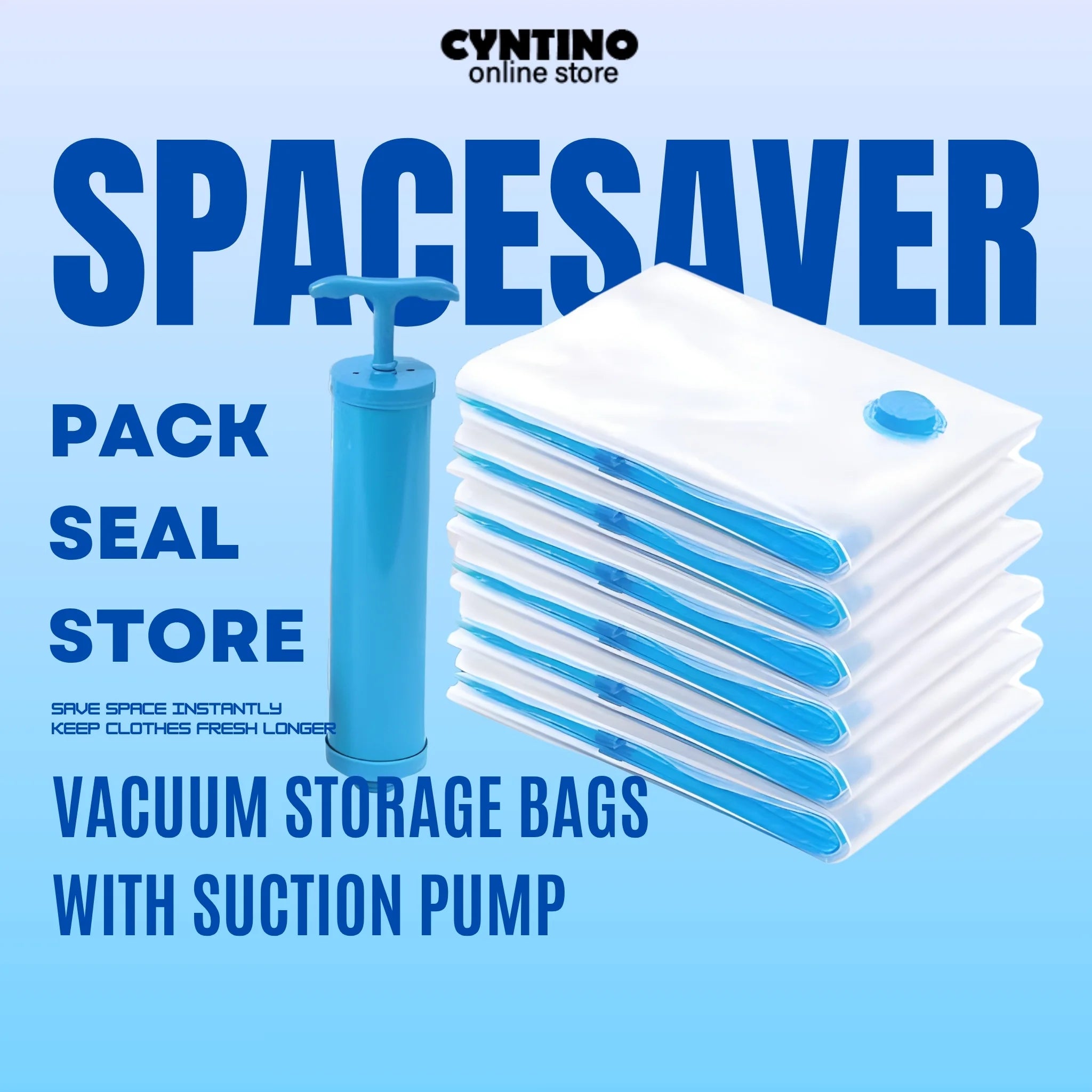 Premium Vacuum Storage Bag Set 5-Pack