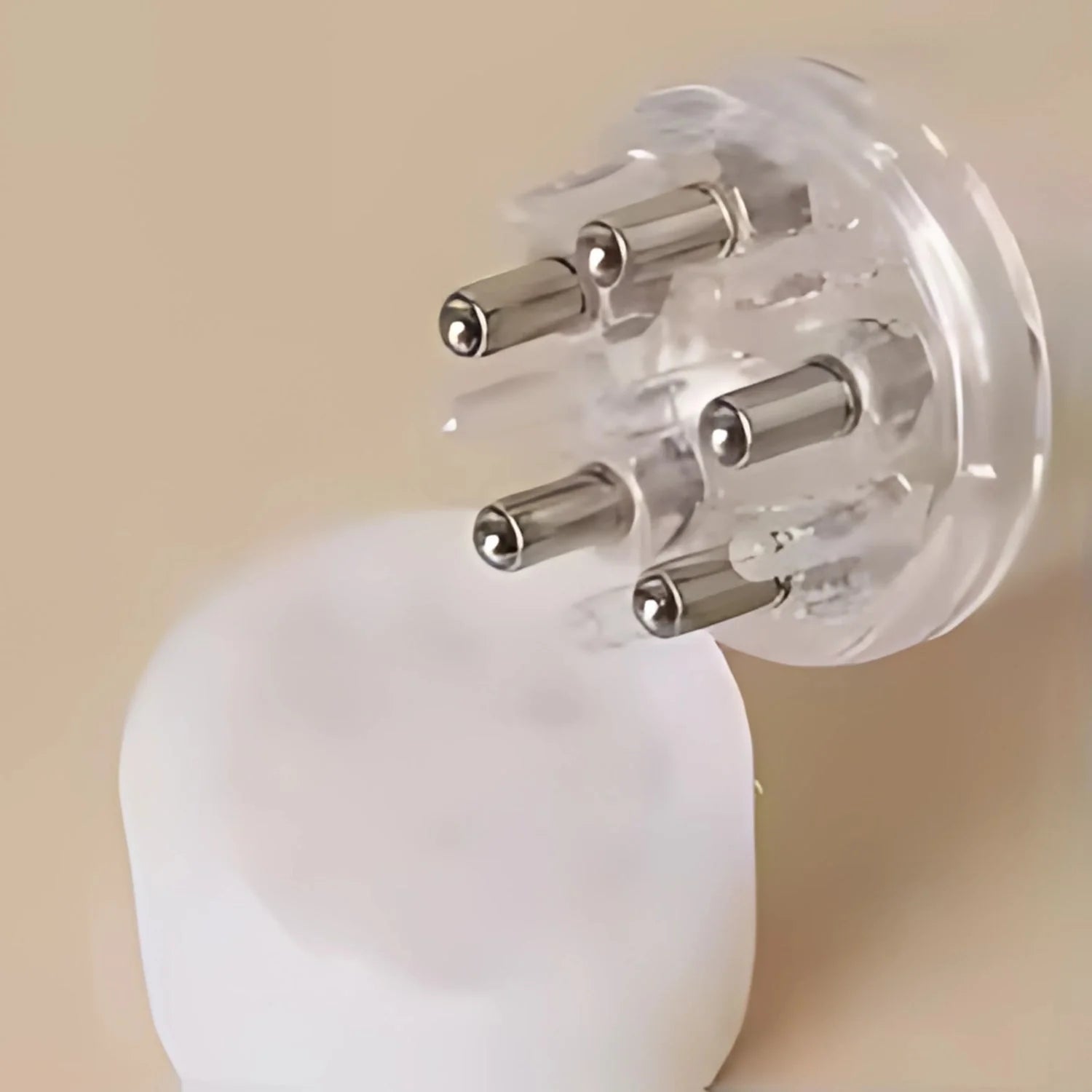 Head Massager &amp; Hair Growth Oil Comb 6ml Scalp Applicator Roller Cyntinostore