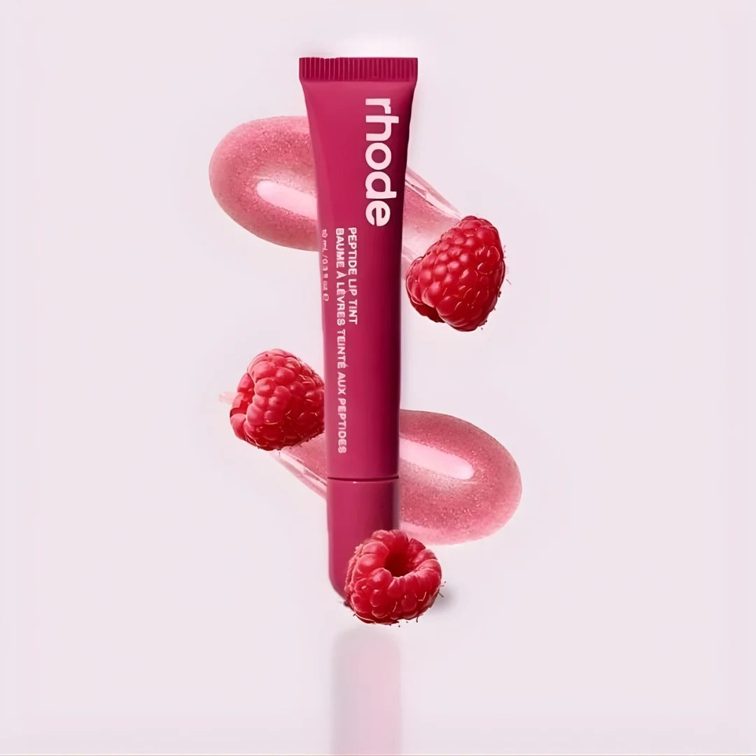 Hydrating berry pink lip tint Rhode Raspberry Jelly