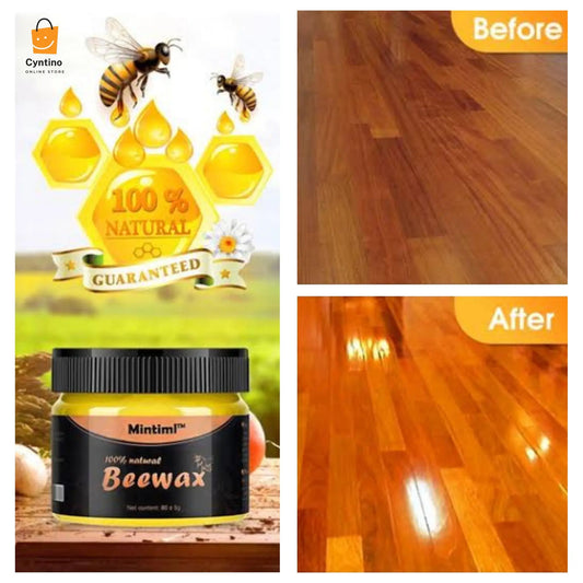 Beewax Furniture Polish Natural Wood Cleaner &amp; Restorer for Tables, Chairs, Cabinets &amp; Floors Cyntinostore