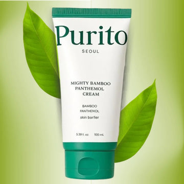 Purito Mighty Bamboo Panthenol Cream 100ml packaging front