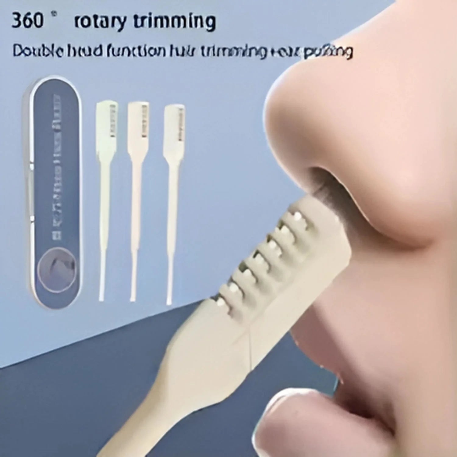Nose Hair Trimmer for Men Washable Nostril Hair Removal Razor Cyntinostore