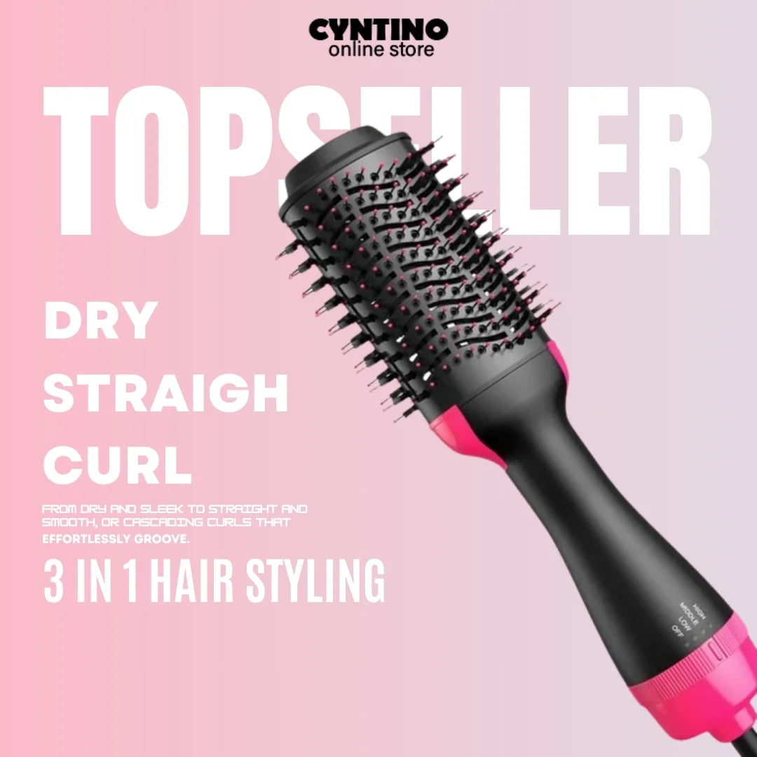 LISAPRO 3-in-1 Hair Dryer Brush One-Step Volumize