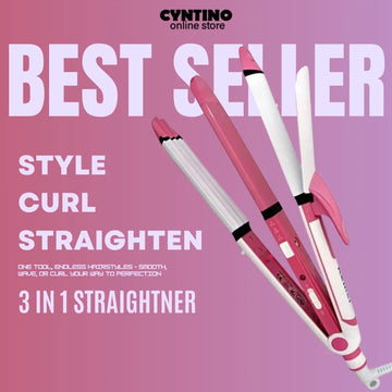 3‑in‑1 Hair Straightener Curler Crimper