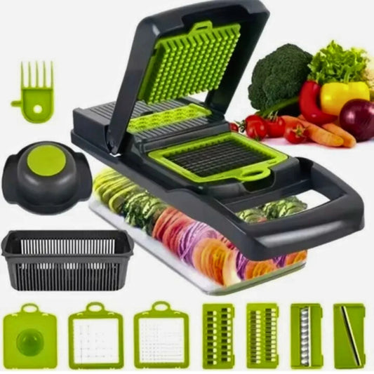 16 in-1 Mandoline Slicer & Vegetable Cutter Multi-Functional Kitchen Tool Ar