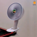 2 in 1 Rechargeable Quiet Mini Fan  Portable, Compact, Long-Lasting Battery for Office & Bedside Cyntinostore