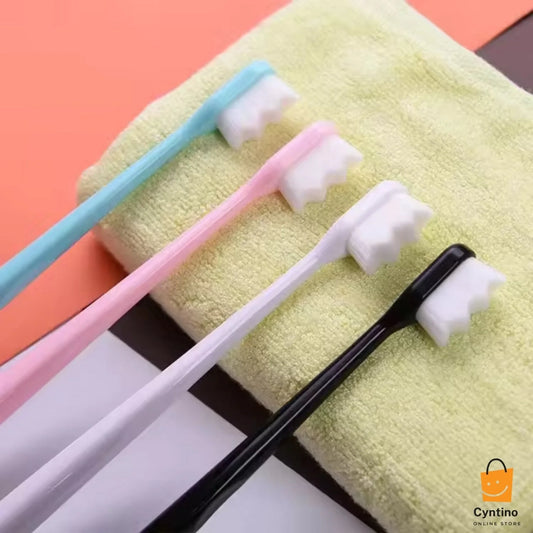 Bristle Micro Nano Toothbrush – Extra Soft for Sensitive Teeth & Gums, Ideal for Adults and Braces Cyntinostore