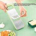 5-in-1 Stainless Steel Vegetable Cutter – Multifunctional Grater, Slicer, Shredder & Peeler Ar