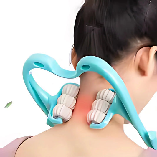 Six-Wheel Manual Cervical Massager Cyntinostore