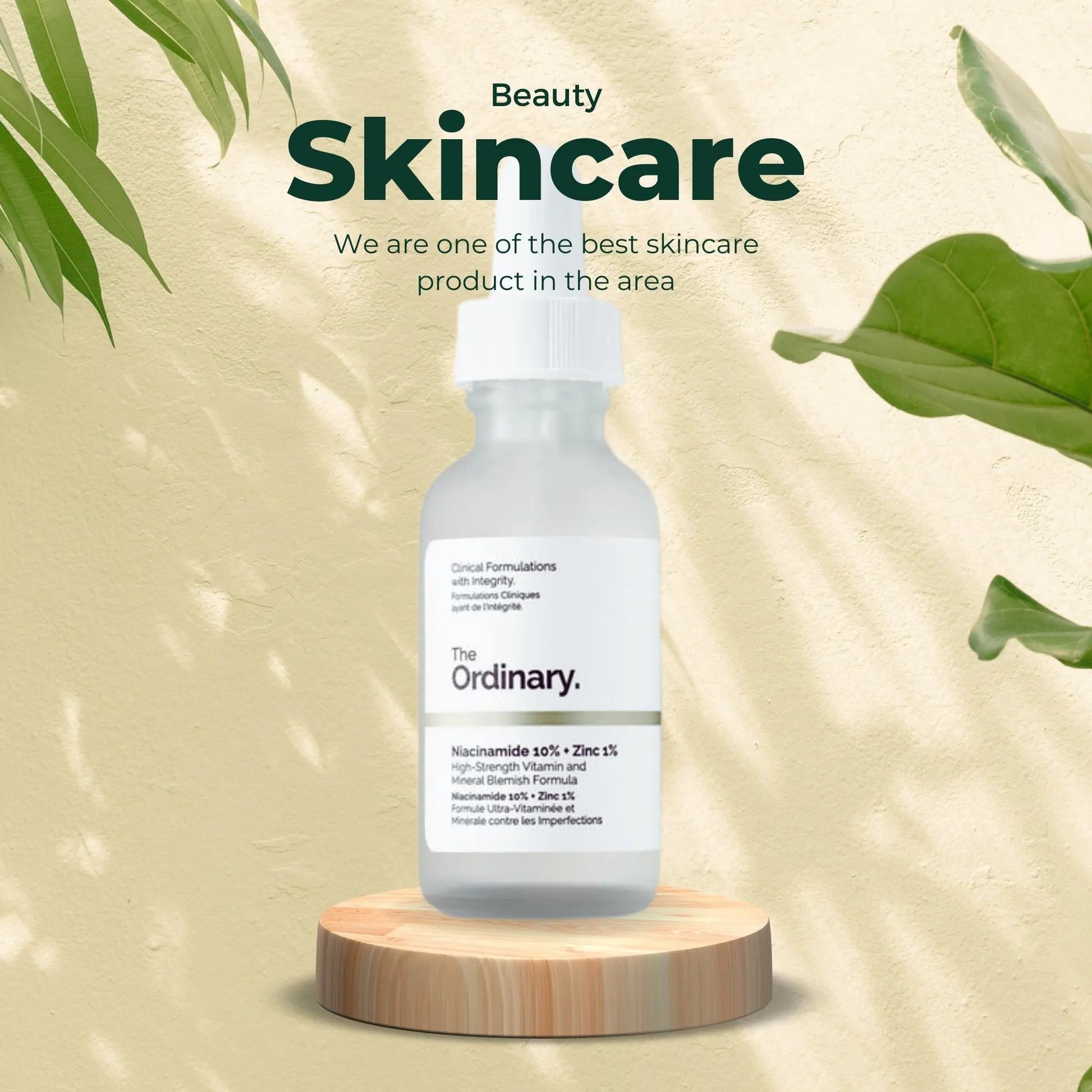 Ordinary Niacinamide 10% + Zinc 1%, Smoothing Serum for Blemish-Prone Skin Cyntinostore