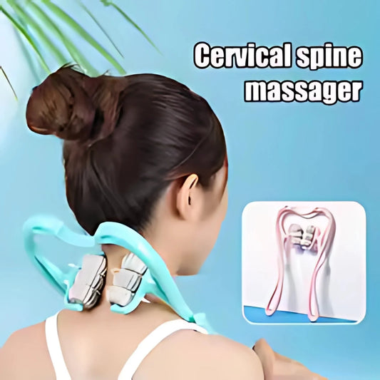 Six-Wheel Manual Cervical Massager Cyntinostore