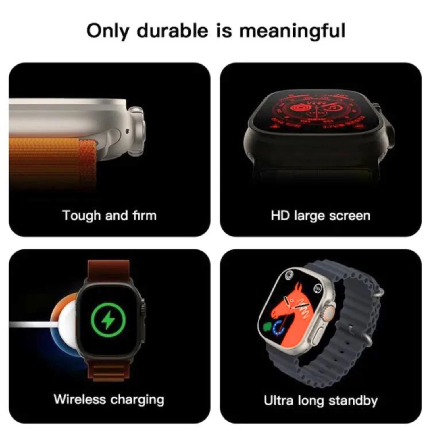 C800 Ultra Smart Watch for Men & Women – Fitness Tracker with Health Monitoring Ar