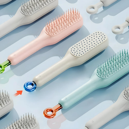 Self-Cleaning Hairbrush