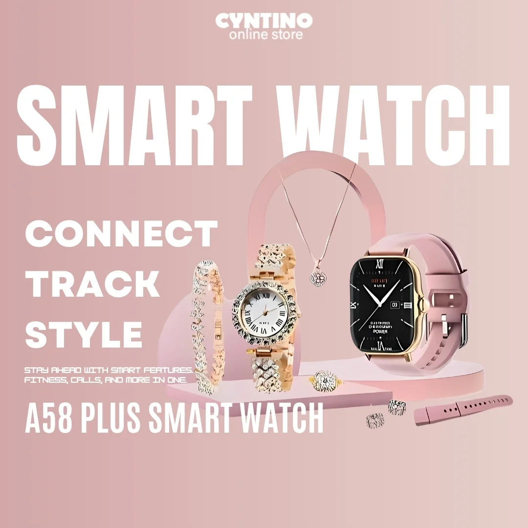 A59 Plus 6-in-1 Smartwatch Gift Set