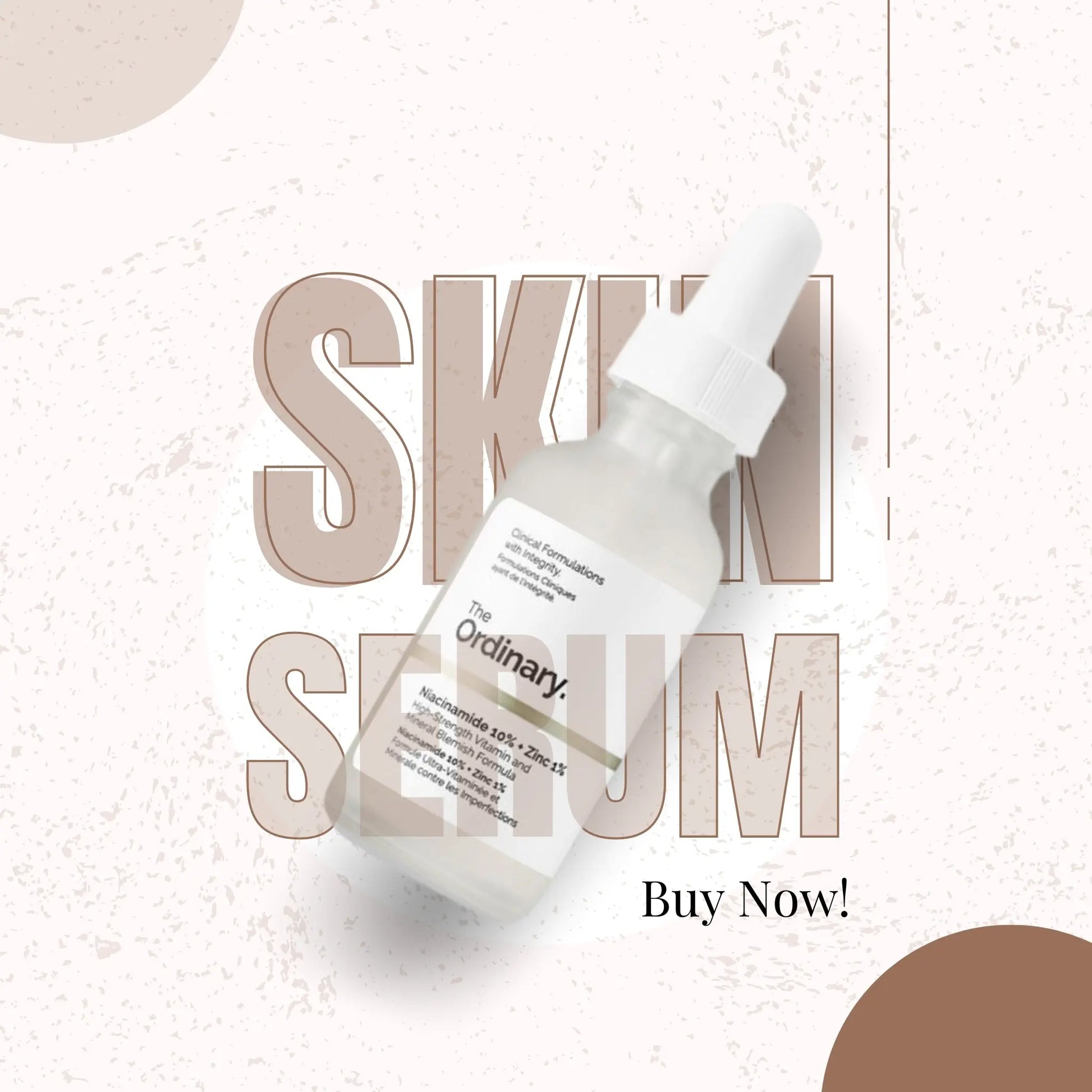Ordinary Niacinamide 10% + Zinc 1%, Smoothing Serum for Blemish-Prone Skin Cyntinostore