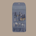 Stainless Steel Manicure Pedicure Kit  16 in 1 Grooming Set Cyntinostore