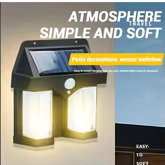 Solar Motion Sensor Wall Lamp Cyntinostore