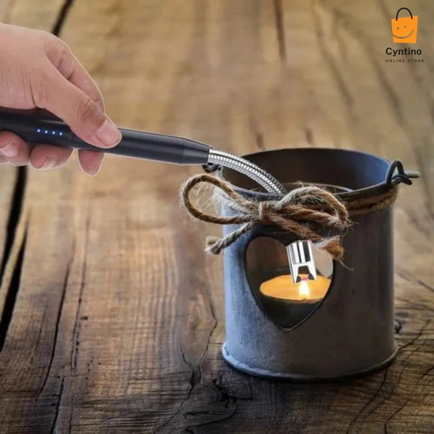 Rechargeable USB Arc Lighter Flexible Neck Electric Lighter for Candles, Gas Stove & BBQ Ar