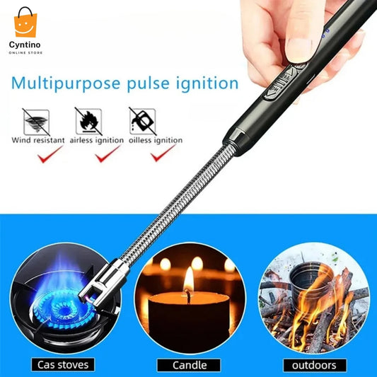 Rechargeable USB Arc Lighter Flexible Neck Electric Lighter for Candles, Gas Stove & BBQ Ar