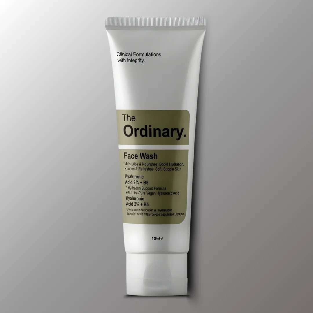The Ordinary Hyaluronic Acid Face Wash 100ml packaging front