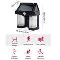 Solar Motion Sensor Wall Lamp Cyntinostore