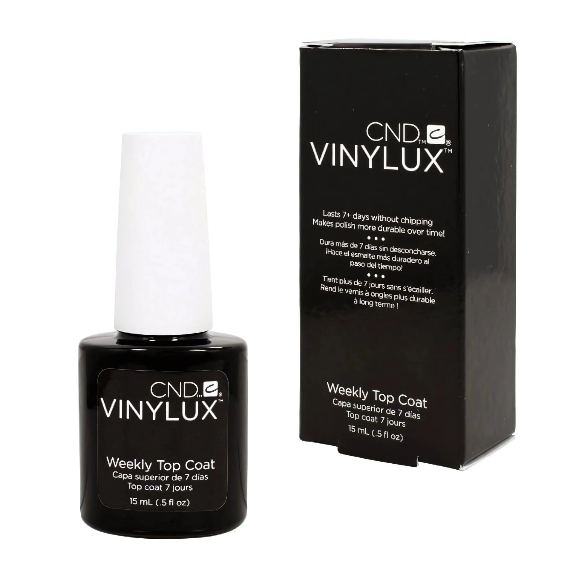Pack of 5 CND Vinylux Weekly Top Coat pak