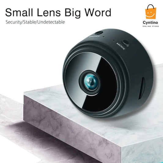 HD 1080P Mini Wireless Security Camera with Night Vision & 360° Adjustable Snake Tube Cyntinostore