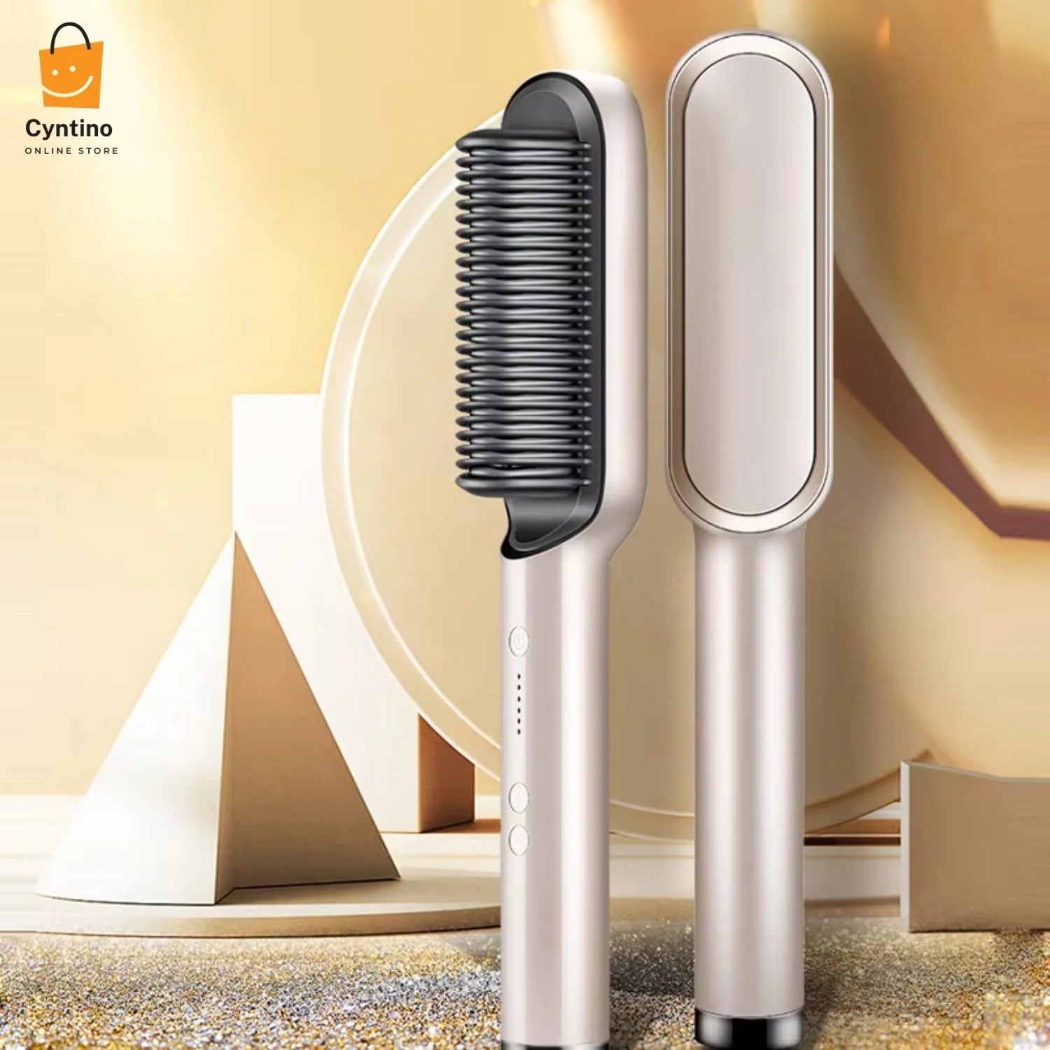 Professional Electric Hair Straightener Comb Brush Cyntinostore
