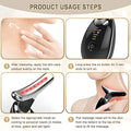 Digital Face and Neck Massager 3 Mode Vibration, LED & Heat Therapy Cyntinostore