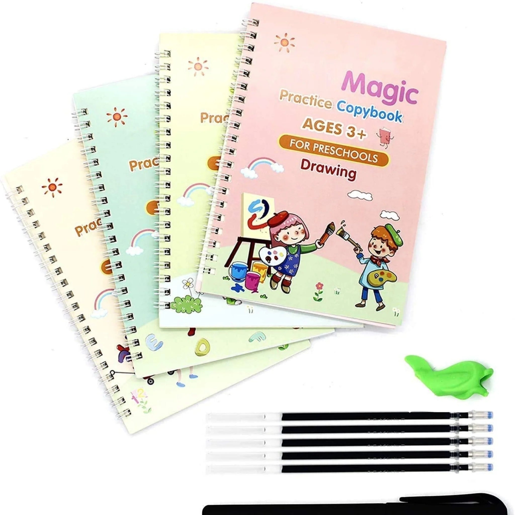 Magic Sank Book 4 in 1 with 10 Ink Refills Cyntinostore