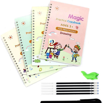 Magic Sank Book 4 in 1 with 10 Ink Refills Cyntinostore