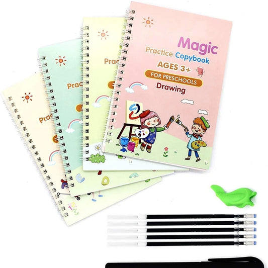Magic Sank Book 4 in 1 with 10 Ink Refills Cyntinostore