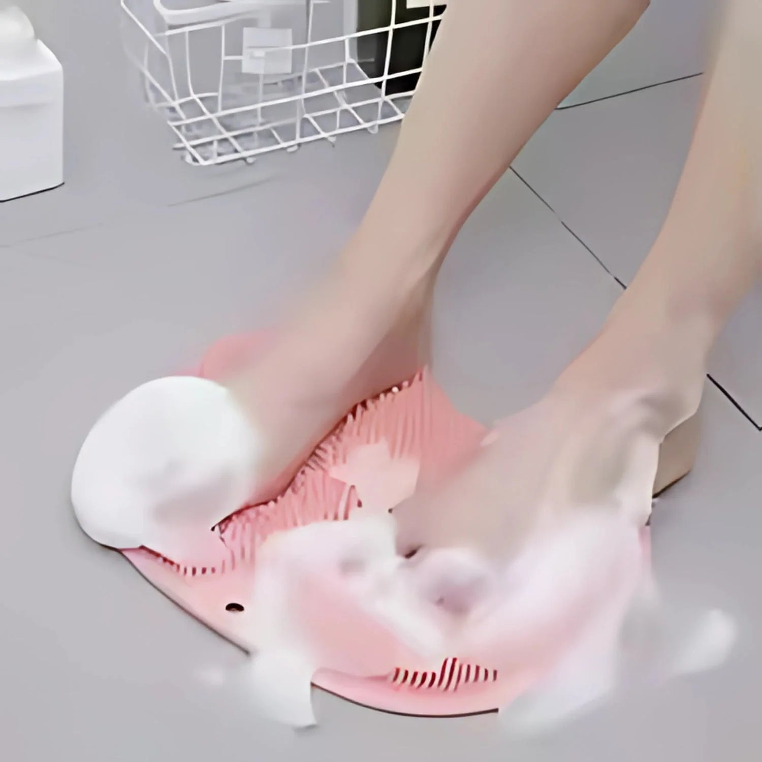 Silicone  Foot Scrubber &amp; Back Massager for Full Body Cleaning Cyntinostore