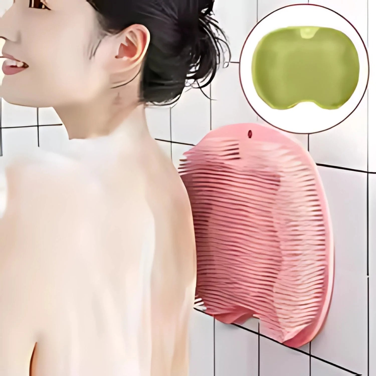 Silicone  Foot Scrubber &amp; Back Massager for Full Body Cleaning Cyntinostore