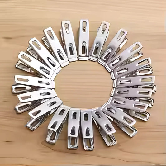 20Pcs Stainless Steel Clothes Pegs Cyntinostore
