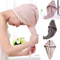 Microfiber Hair Towel Wrap Quick-Dry Turban Hat for Women’s Bath & Spa Routine Cyntinostore