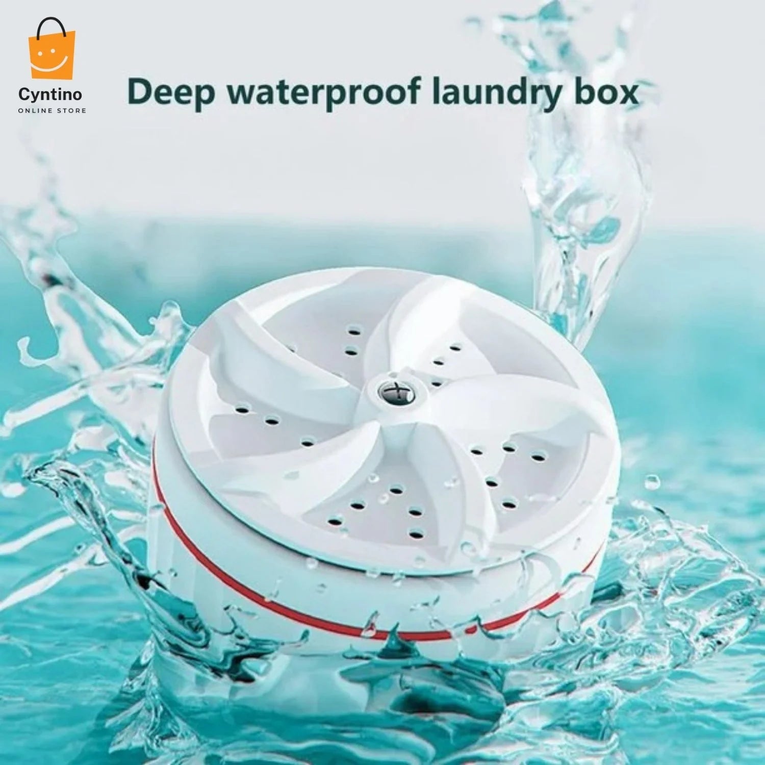 Mini Portable Ultrasonic Washing Machine Cyntinostore