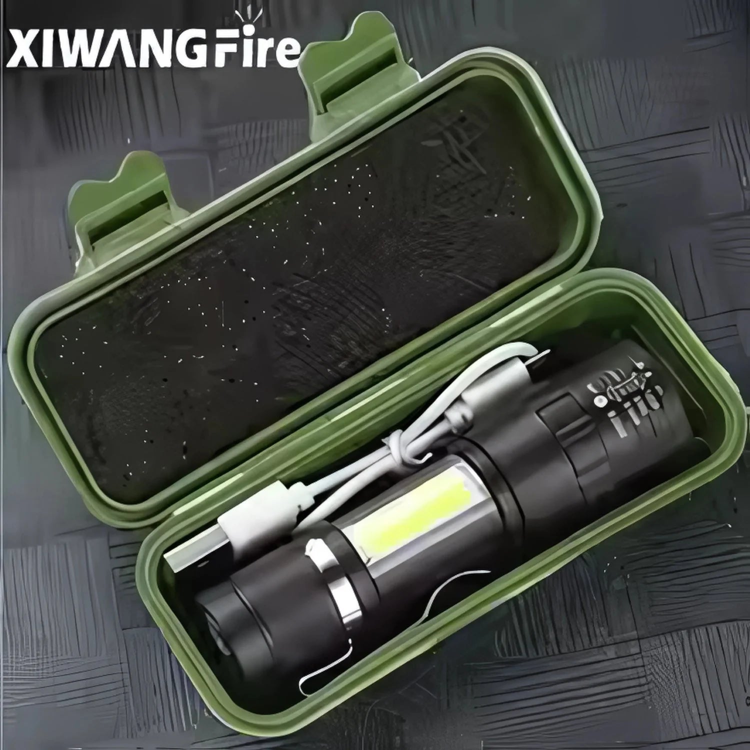 Rechargeable 6-COB LED Flashlight Cyntinostore