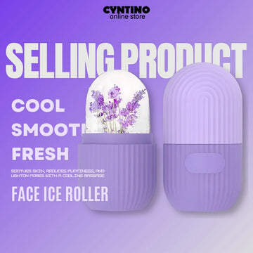 Silicone Ice Roller Massager Reusable Facial Cube for Puffiness & Skin Care