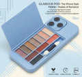 colorful eyeshadow palette close up matte shimmer shades high pigment