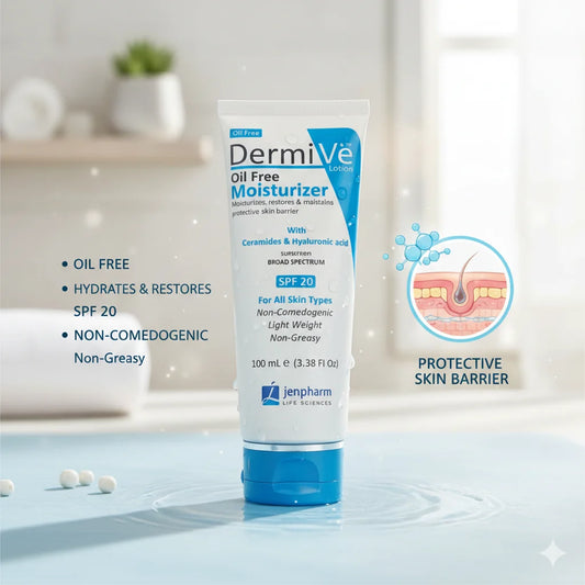 Dermive Oil-Free Moisturizer 100ml front packaging