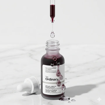 The Ordinary AHA 30 BHA 2 peeling solution red serum bottle